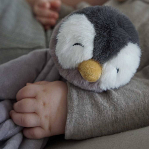 Игрушка-комфортер petú petú "Aka Penguin", любопытный пингвин